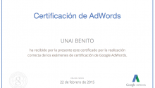 Certificación oficial de Adwords